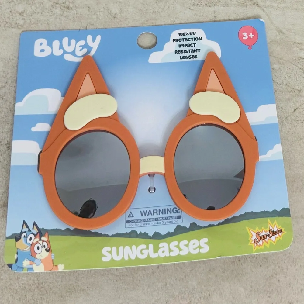 Bluey Bingo Plush Backpack, Bingo Light-Up Bracelet and Bingo Sunglasses